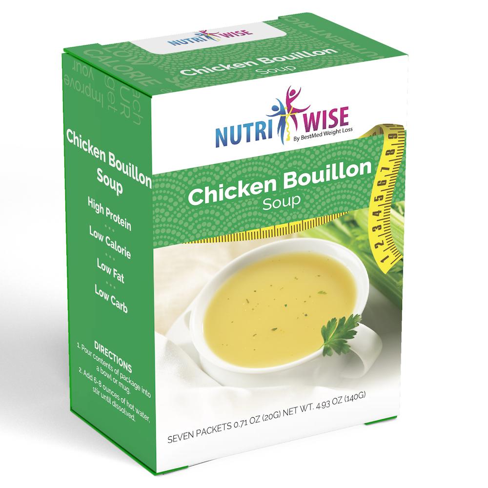 NutriWise Chicken Bouillon Soup (7/ Box) Doctors Weight Loss