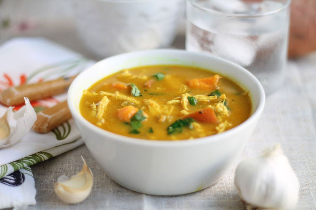 Curried Chicken & Vegetable Cream Soup