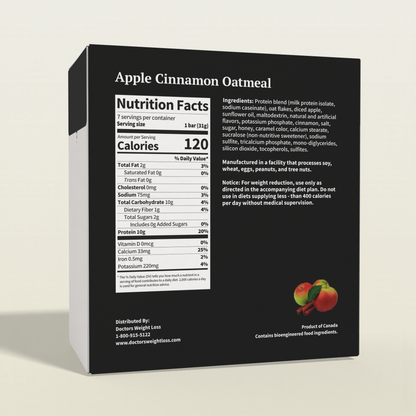 ProtiWise Apple Cinnamon Oatmeal (7/Box)