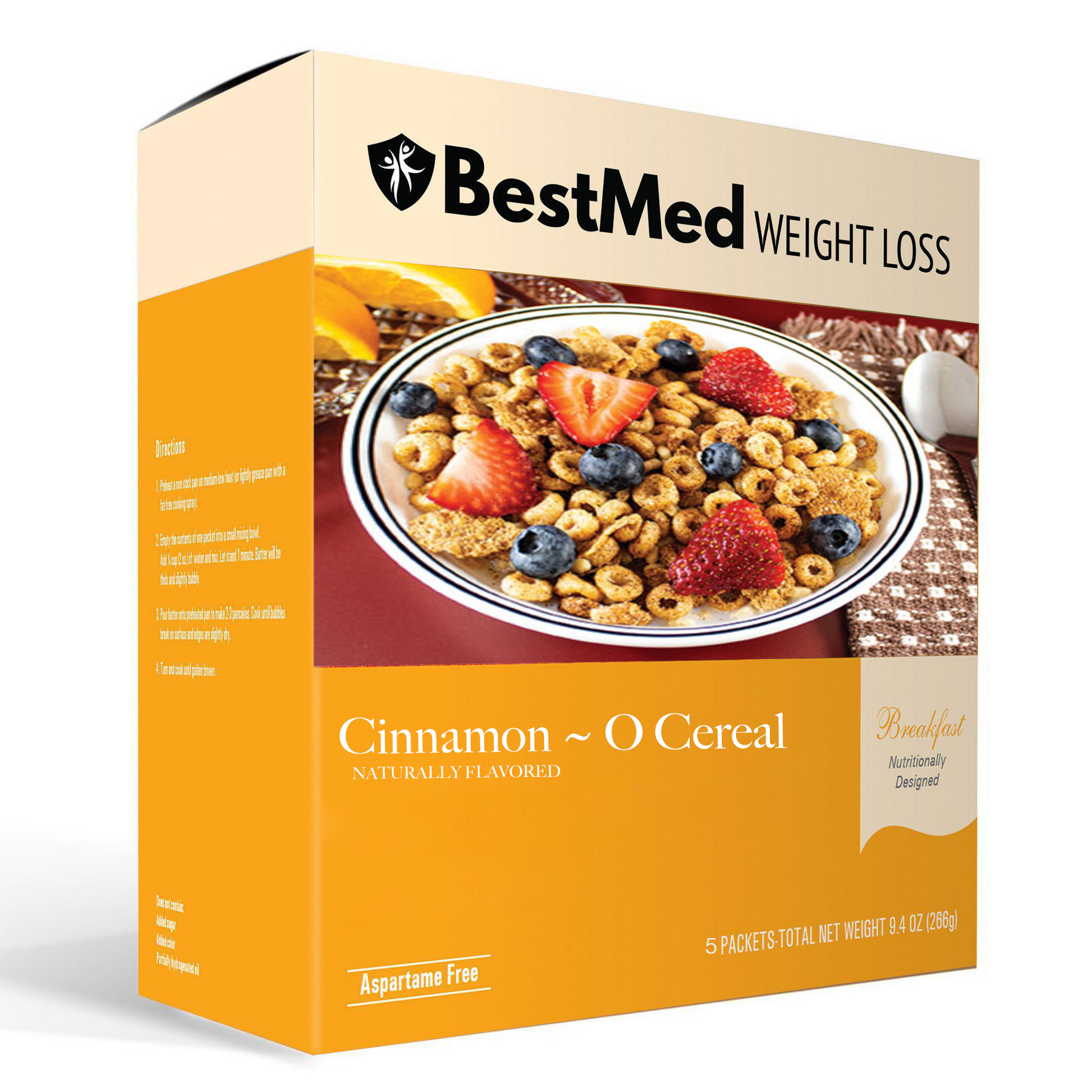 BestMed Protein Cereal, Cinnamon (5ct) - Doctors Weight Loss