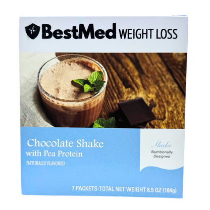 BestMed Pudding & Shake, Chocolate With Pea Protein (7/ct)