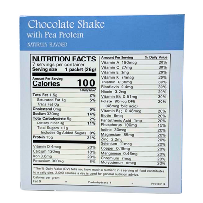 BestMed Pudding & Shake, Chocolate With Pea Protein (7/ct)