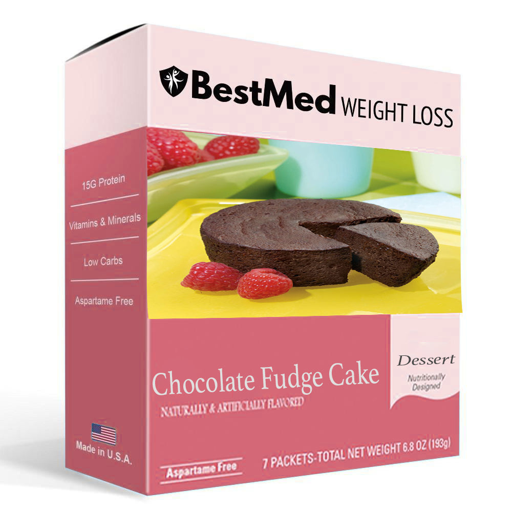 BestMed - Chocolate Fudge Cake (7/Box) - Doctors Weight Loss