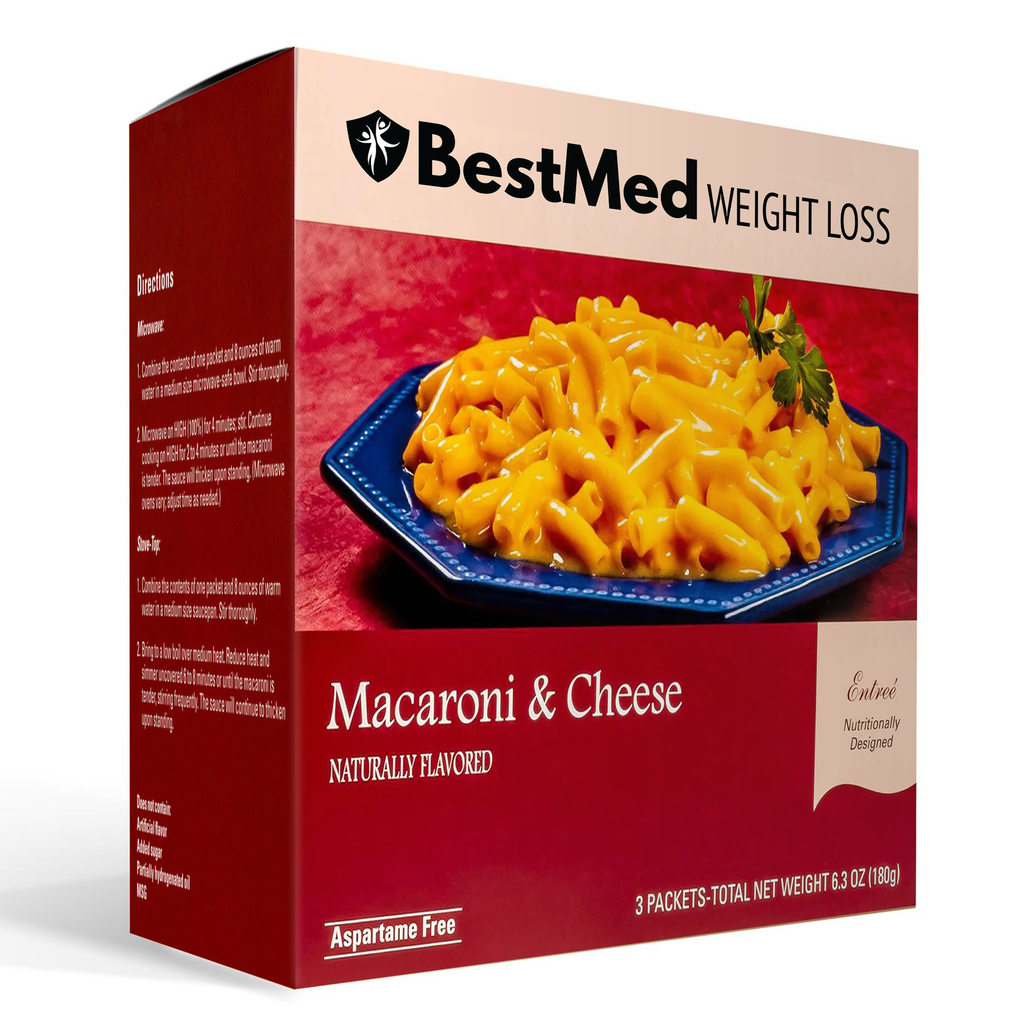 BestMed - Macaroni & Cheese Entree (3/Box) - Doctors Weight Loss