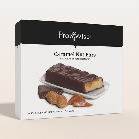 ProtiWise Caramel Nut Bars (7/Box)