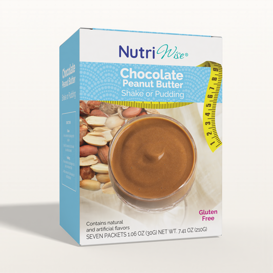 NutriWise Chocolate Peanut Butter Shake or Pudding (7/Box)