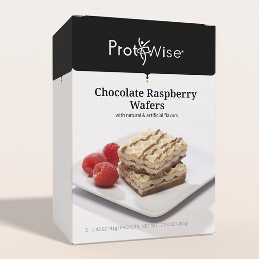 ProtiWise Chocolate Raspberry Wafers (5/Box)