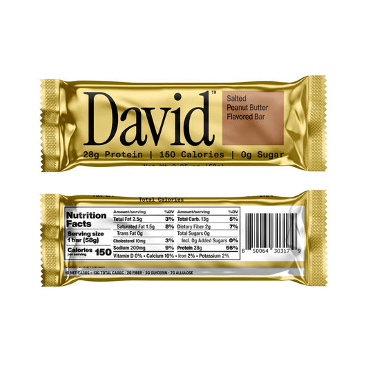 David Salted Peanut Butter Bar (1ct)