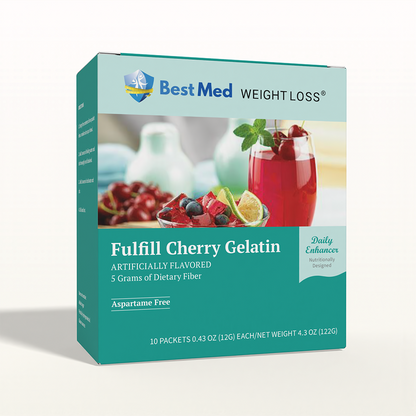 BestMed Fulfill Fiber Gelatin, Cherry (10ct)