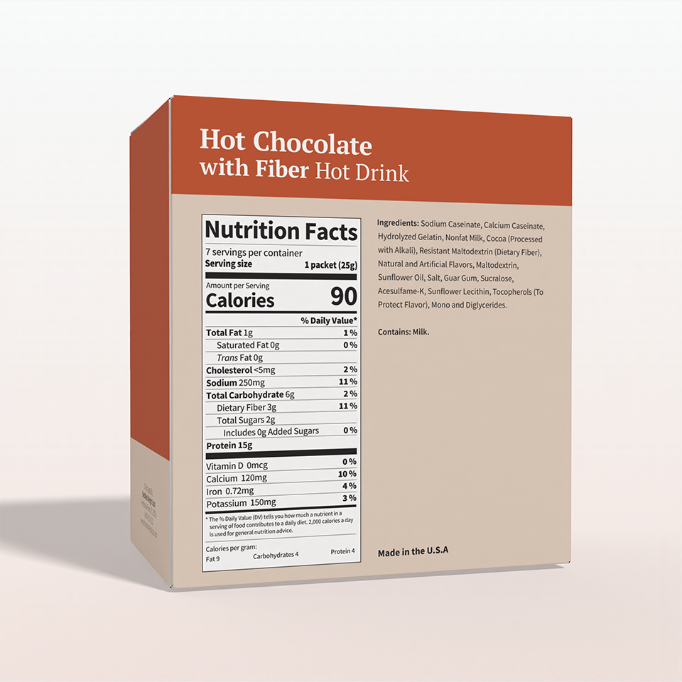 BestMed Hot Chocolate with Fiber (7ct)