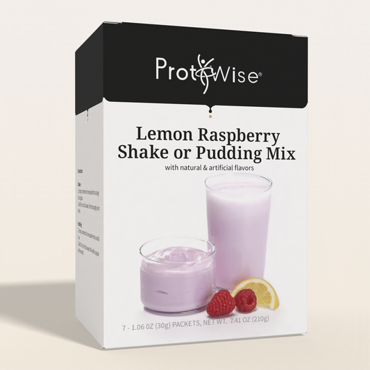 ProtiWise Lemon Raspberry Shake or Pudding Mix (7/Box)