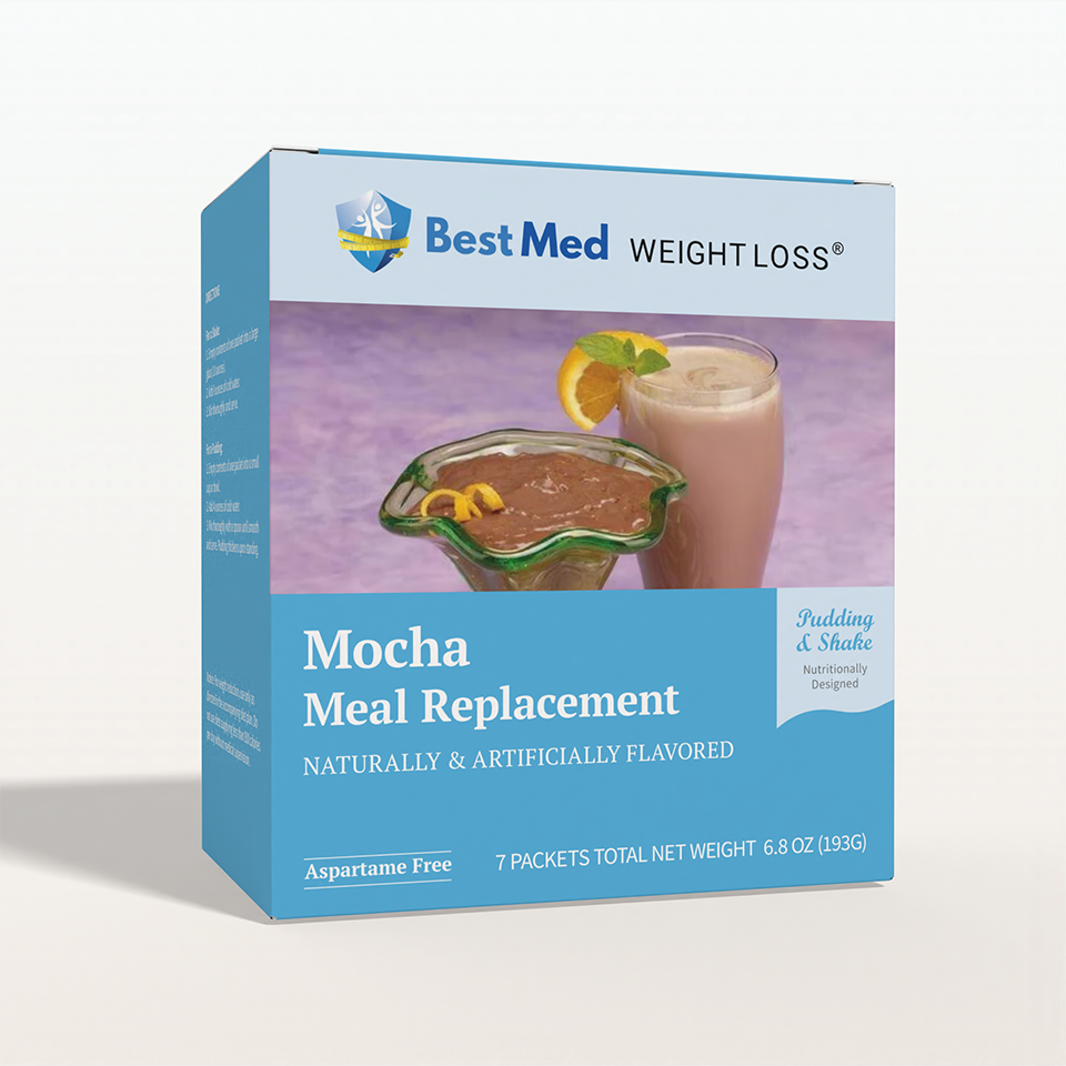 BestMed Mocha High-Protein Meal Replacement Pudding & Shake Aspartame ...