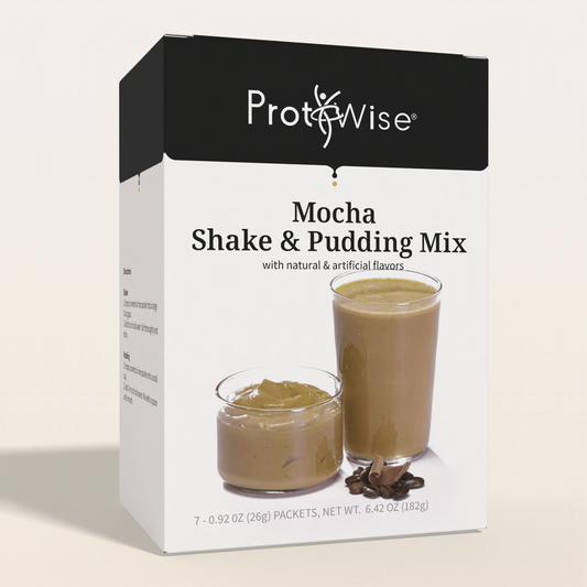 ProtiWise Mocha Shake or Pudding Mix (7/Box)