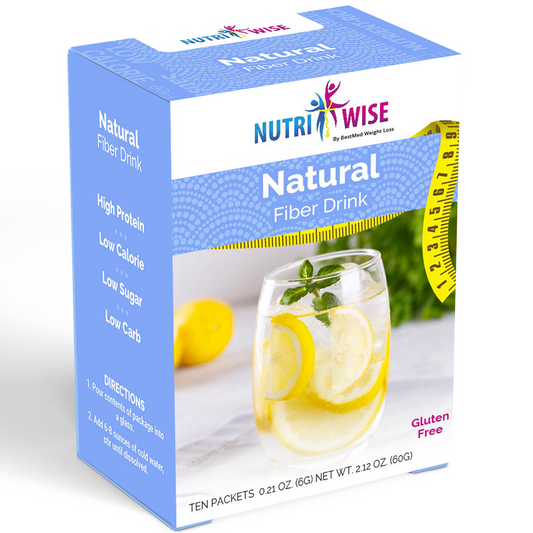 NutriWise® Natural Fiber Mix Unflavored (10/Box) - Doctors Weight Loss