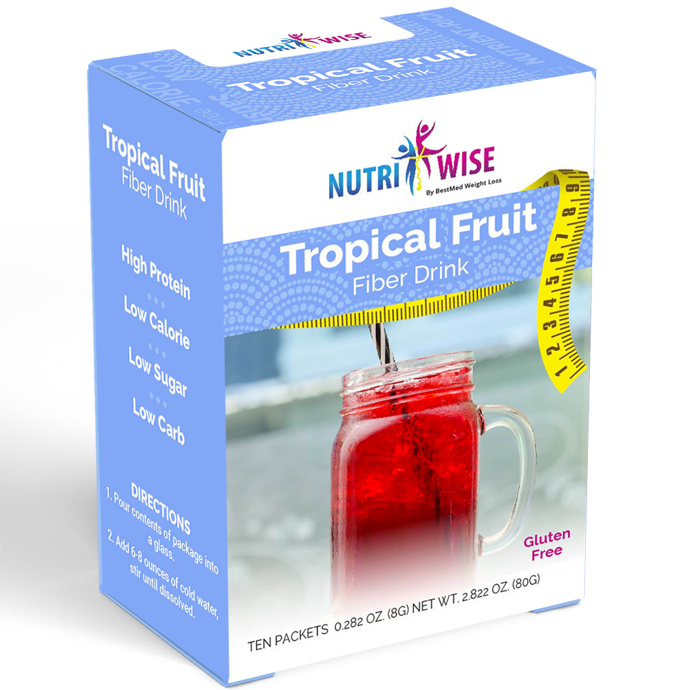 NutriWise® Tropical Fruit Fiber Drink (10/Box)