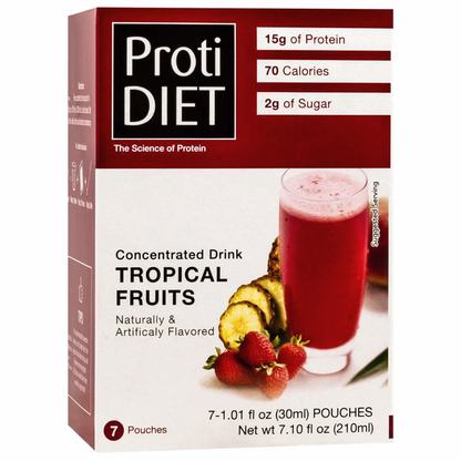 ProtiDIET Tropical Fruits Liquid Concentrate Drink (7/Box)