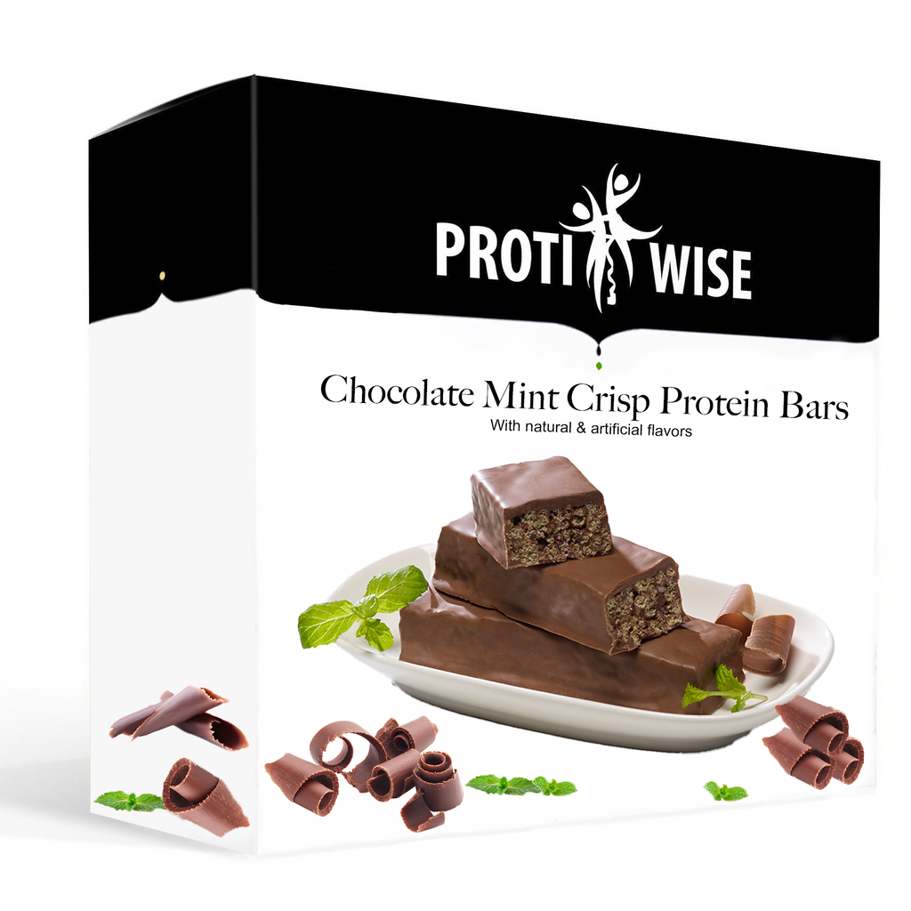 ProtiWise - Chocolate Mint Crisp Bars (7/Box) - Doctors Weight Loss
