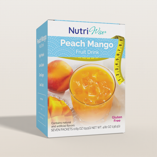 NutriWise Peach Mango Fruit Drink (7/Box)