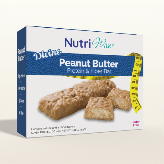 NutriWise Divine Peanut Butter Bars (7/Box)