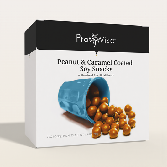 ProtiWise Peanut & Caramel Soy Snacks (7/Box)