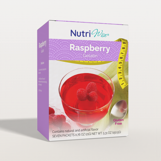 NutriWise Raspberry Gelatin (7ct)