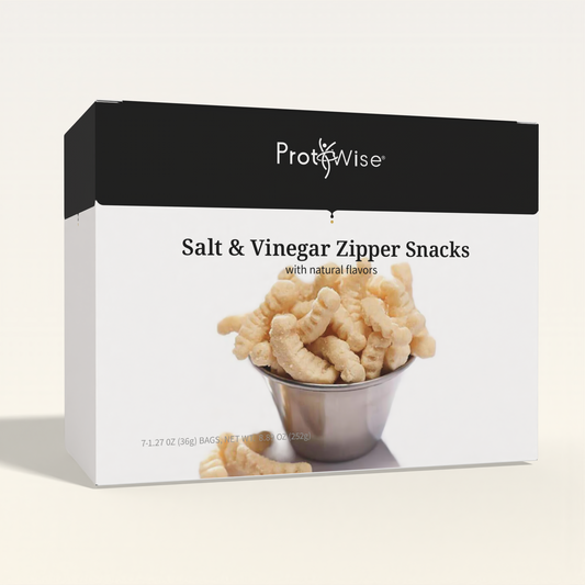 ProtiWise Salt & Vinegar Zipper Snacks (7/Box)