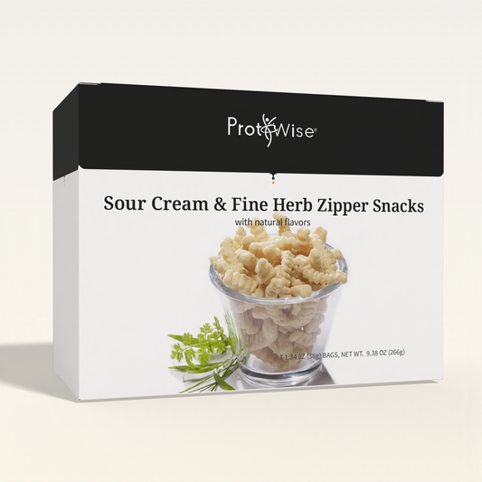 ProtiWise Sour Cream & Fine Herb Zipper Snacks (7/Box)