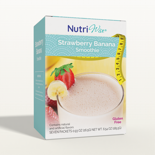 NutriWise Strawberry Banana Smoothie (7/Box)