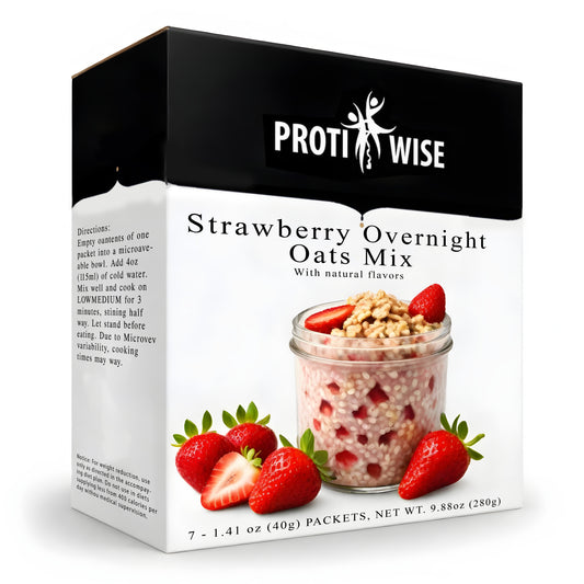 ProtiWise Strawberry Overnight Oats Mix (7/Box) - Doctors Weight Loss