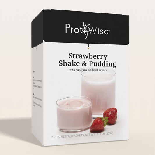 ProtiWise Strawberry Shake or Pudding Mix (7/Box)