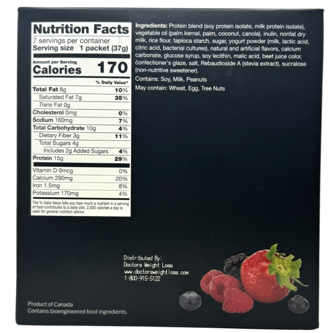 ProtiWise Berry Soy Snacks (7/Box) - Doctors Weight Loss