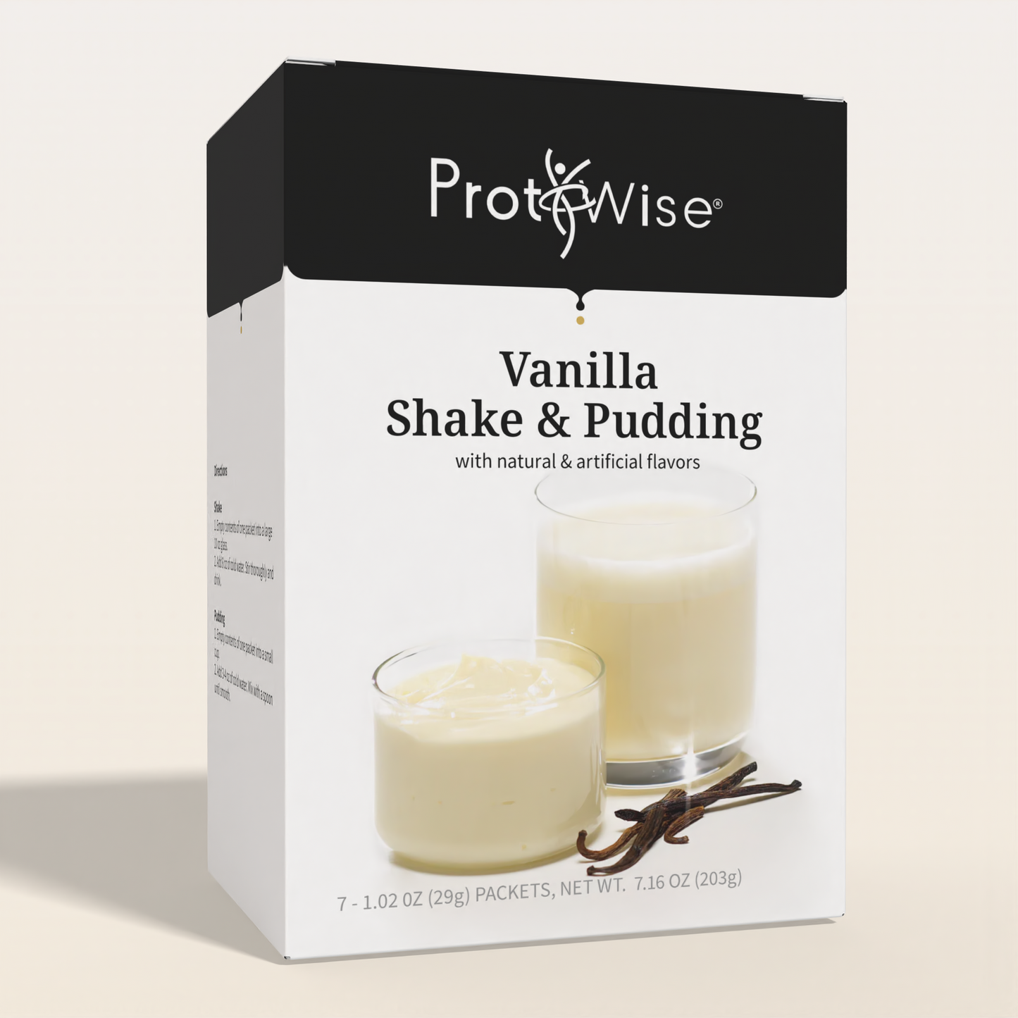 ProtiWise Vanilla Shake or Pudding Mix (7/Box)