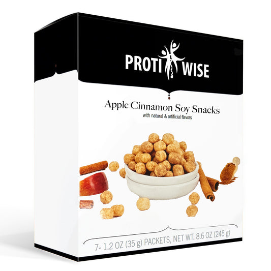 ProtiWise - Apple Cinnamon Soy Snacks (7/Box) - Doctors Weight Loss