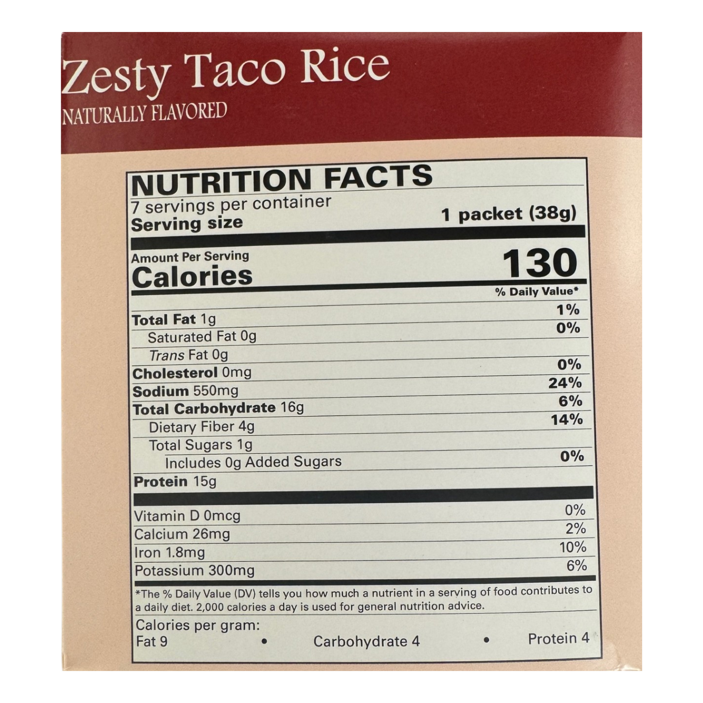 BestMed Protein Meal,  Zesty Taco Rice (7ct)