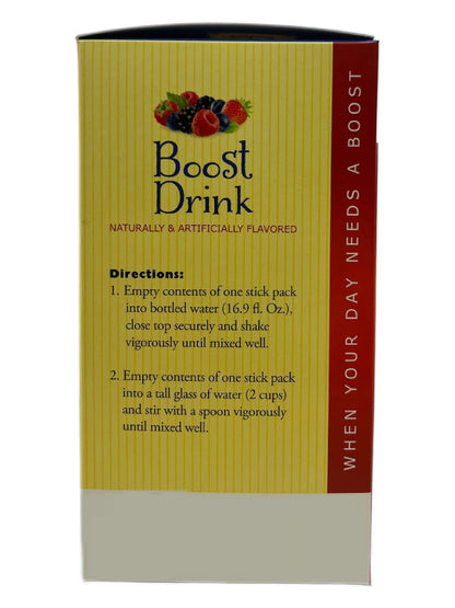 NutriWise® Energy Boost Drink Mixed Berry (21/Box) - Doctors Weight Loss