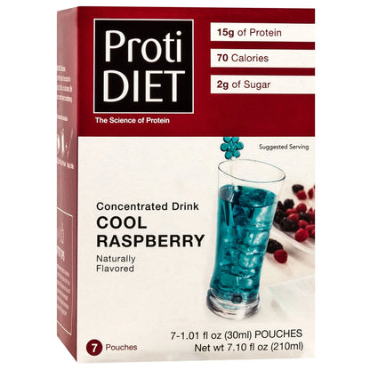 ProtiDIET Cool Raspberry Liquid Concentrate Drink (7/Box)