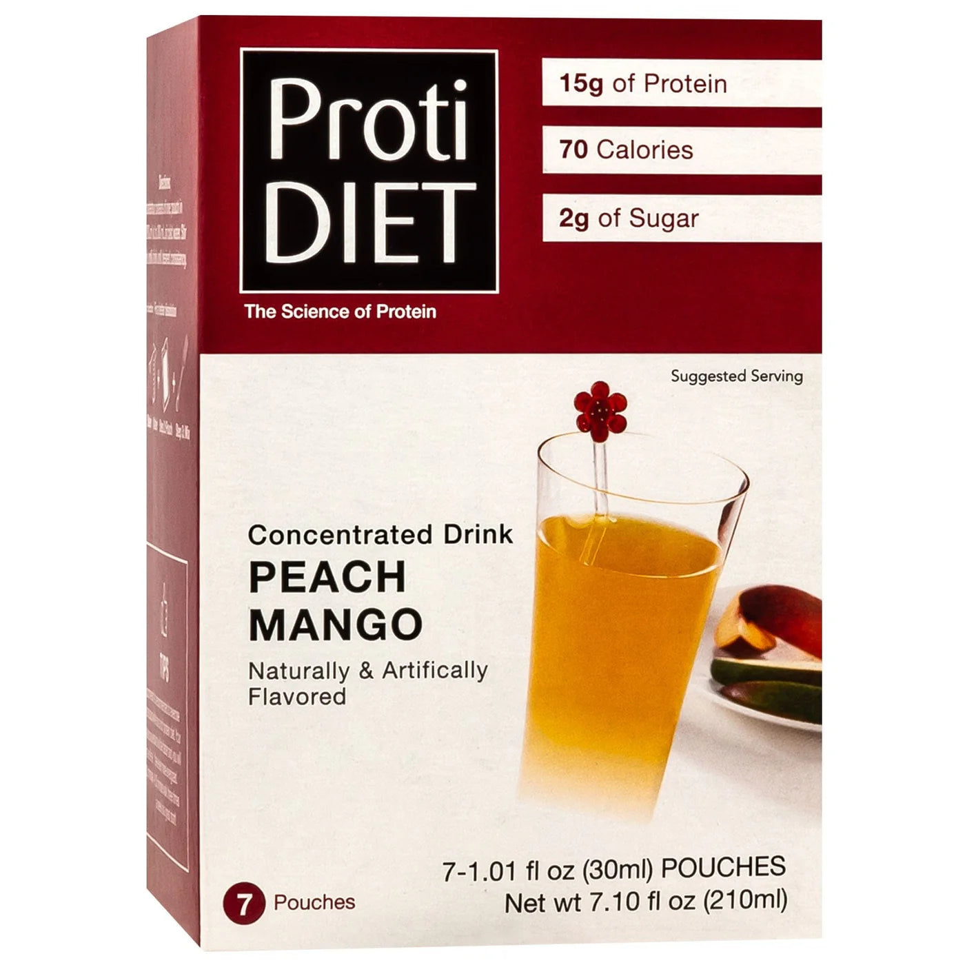 ProtiDIET Peach Mango Liquid Concentrate Drink (7/Box)