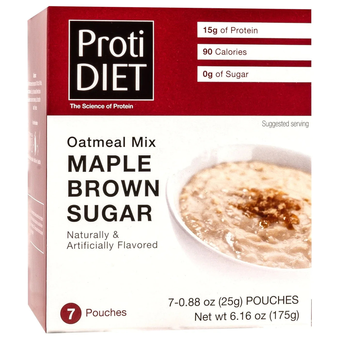 ProtiDIET Maple Brown Sugar Oatmeal Box (7ct)