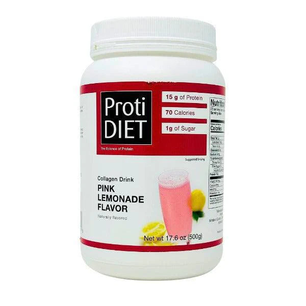 ProtiDIET Pink Lemonade Collagen Drink (25 servings)