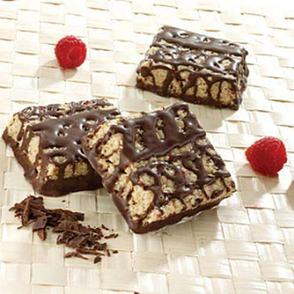 ProtiDIET Raspberry Dark Chocolate Protein Square (7/box)