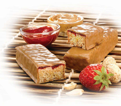 ProtiDIET Old Fashion Strawberry Peanut Bars (7/Box)