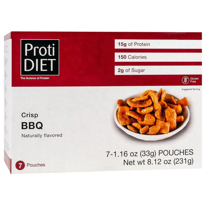 ProtiDIET BBQ Crisps (7/Box)