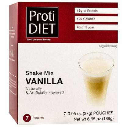 ProtiDIET Vanilla Shake Mix (7/Box)