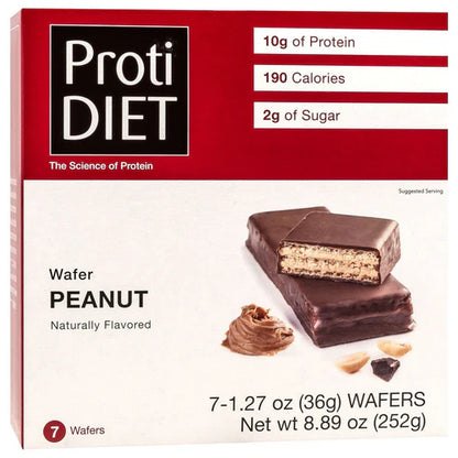 ProtiDIET Peanut Wafers (7/Box)