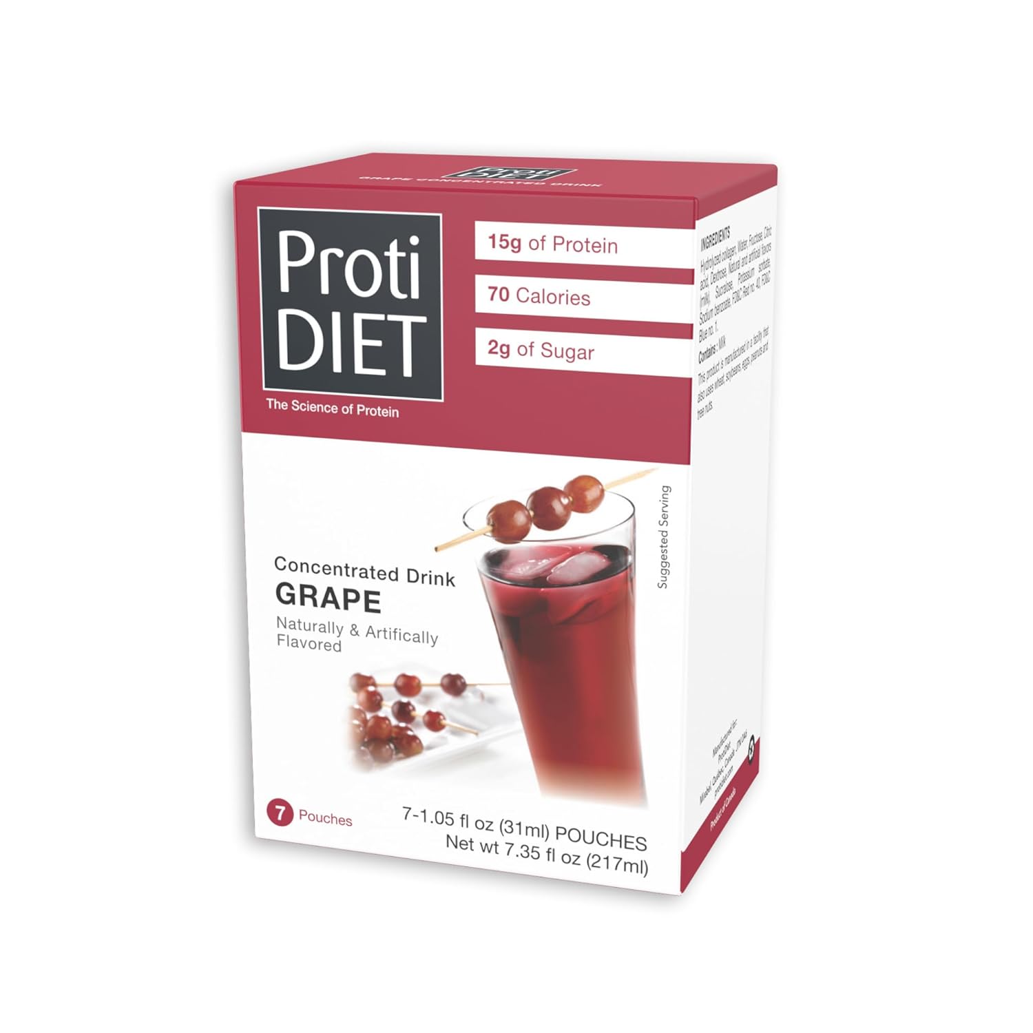 ProtiDIET Grape Liquid Concentrate Drink (7ct) – Doctors Weight Loss