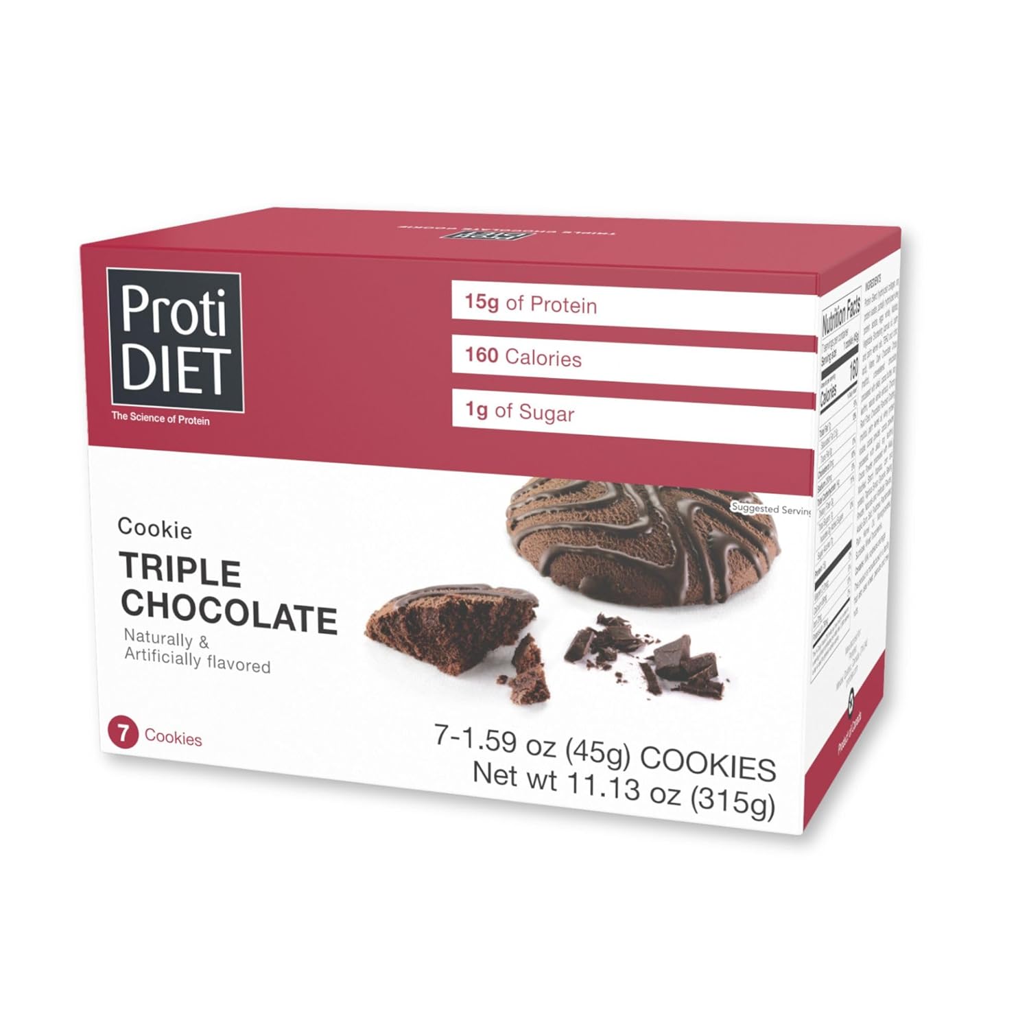 Doctors Weight Loss - Triple Chocolate Cookies (7/Box) - ProtiDiet