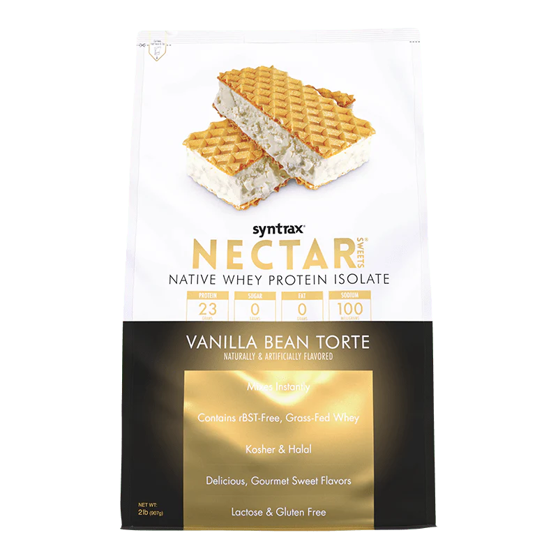 Syntrax Nectar 2lb Protein Powder - Vanilla Bean Torte (32 serv.)