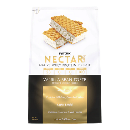 Syntrax Nectar 2lb Protein Powder - Vanilla Bean Torte (32 serv.)