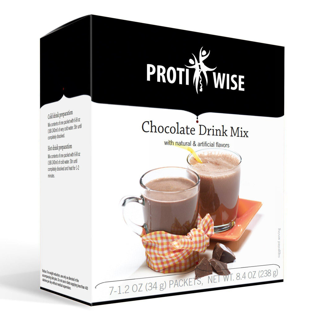 ProtiWise - 18g Chocolate Drink Mix (7/Box) - Doctors Weight Loss