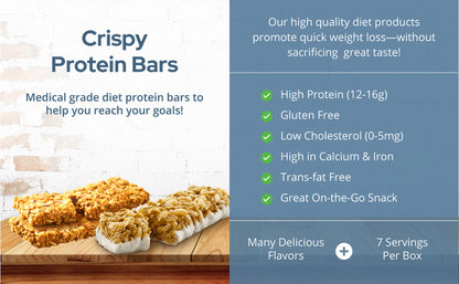Divine Peanut Pretzel Crispy Bar (7/Box) - NutriWise - Doctors Weight Loss